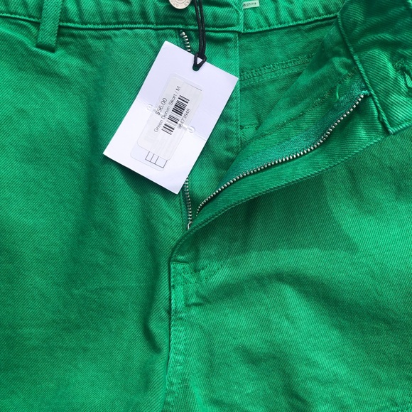 Grey Lab Green Denim Skort M - Picture 3 of 6